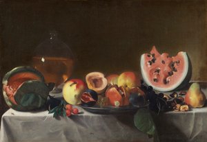 果物とデカンタのある静物、c.16101620